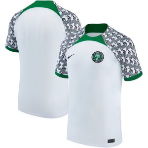 Nigeria National Team 2022/23 Away Breathe Blank Jersey - White