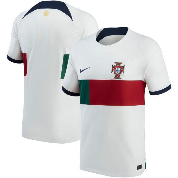 Portugal National Team 2022/23 Away Breathe Blank Jersey - White