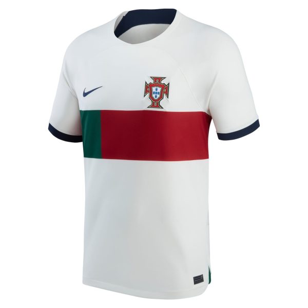 Portugal National Team 2022/23 Away Breathe Blank Jersey - White