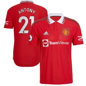 Antony Manchester United 2022/23 Home Authentic Player Jersey - Red