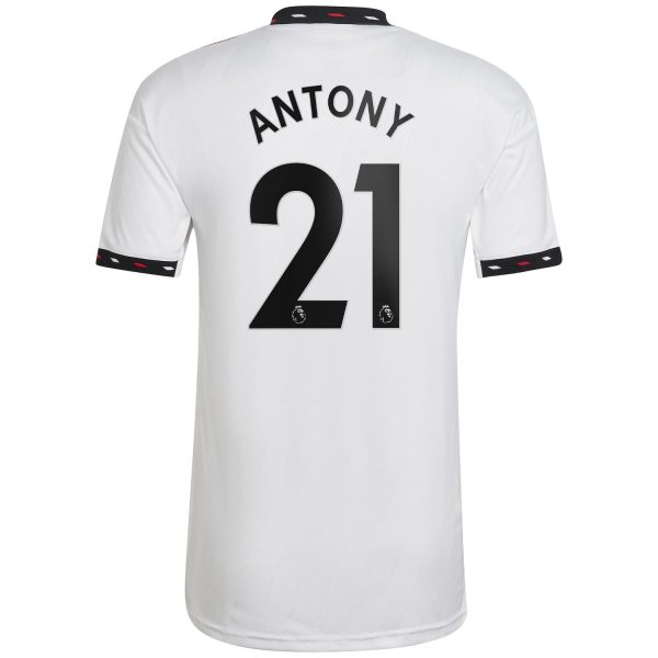Antony Manchester United 2022/23 Away Player Jersey - White