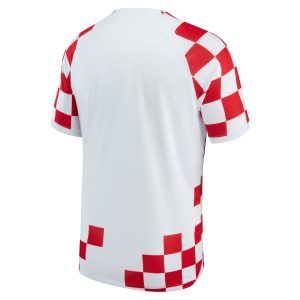 Croatia National Team 2022/23 Home Breathe Blank Jersey - White