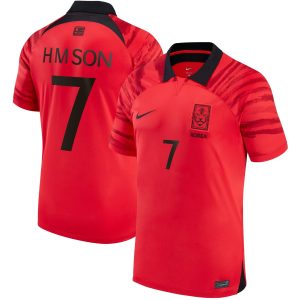Son Heung-min South Korea National Team 2022/23 Home Breathe Player Jersey - Red