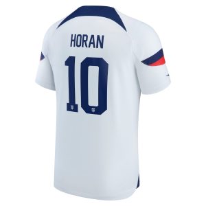 Lindsey Horan USWNT 2022/23 Home Breathe Player Jersey - White
