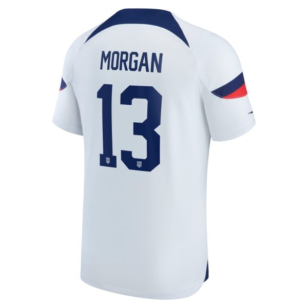 Alex Morgan USWNT 2022/23 Home Breathe Player Jersey - White