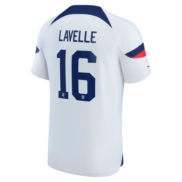 Rose Lavelle USWNT 2022/23 Home Breathe Player Jersey - White