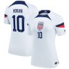 Lindsey Horan USWNT Women's 2022/23 Home Breathe Player Jersey - White