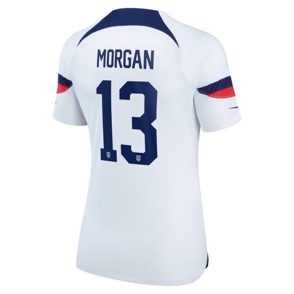 Alex Morgan USWNT Women's 2022/23 Home Breathe Player Jersey - White