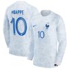 Kylian Mbappe France National Team 2022/23 Away Breathe Player Jersey - White