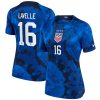 Rose Lavelle USWNT Women's 2022/23 Away Breathe Player Jersey - Blue