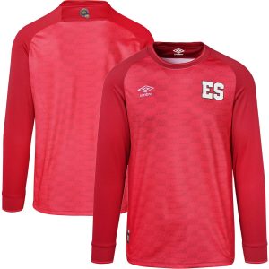 El Salvador National Team 2023/24 Long Sleeve Jersey - Red