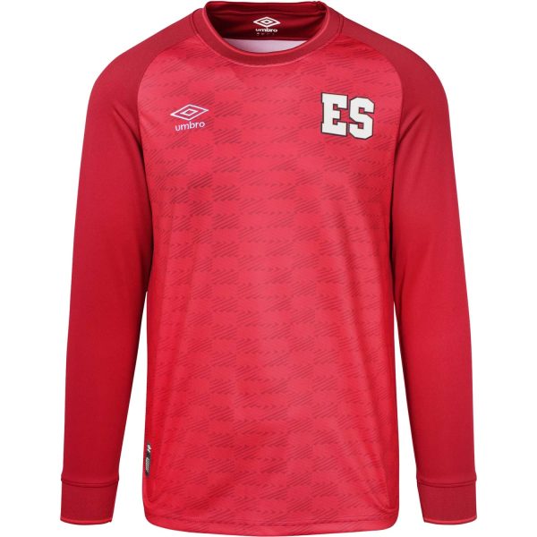 El Salvador National Team 2023/24 Long Sleeve Jersey - Red