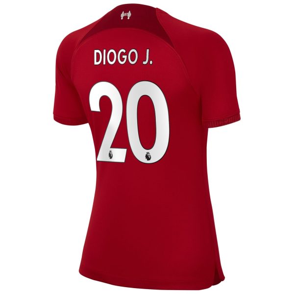 Diogo Jota Liverpool Women's 2022/23 Home Breathe Player Jersey - Red
