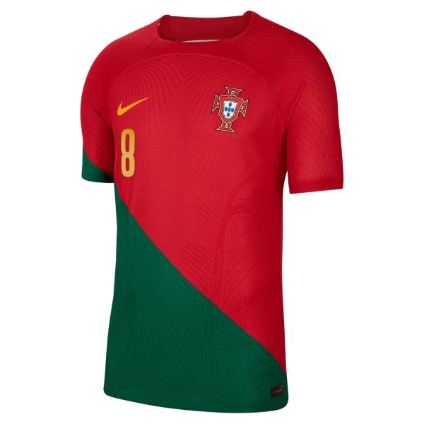Bruno Fernandes Portugal National Team 2022/23 Home Match Authentic Player Jersey - Red