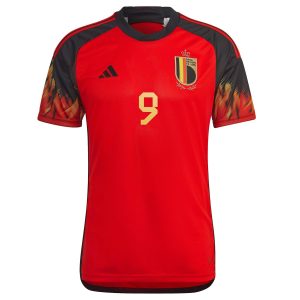 Romelu Lukaku Belgium National Team 2022/23 Home Jersey - Red