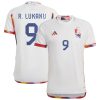 Romelu Lukaku Belgium National Team 2022/23 Away Jersey - White
