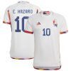 Eden Hazard Belgium National Team 2022/23 Away Jersey - White