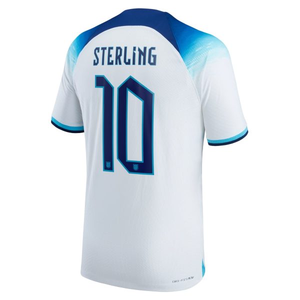 Raheem Sterling England National Team 2022/23 Authentic Home Jersey - White