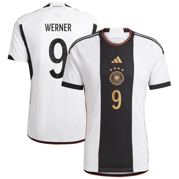 Timo Werner Germany National Team 2022/23 Home Jersey - White