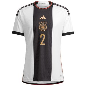 Antonio Rüdiger Germany National Team 2022/23 Home Authentic Jersey - White