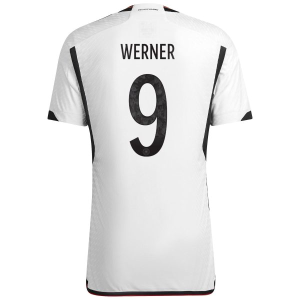 Timo Werner Germany National Team 2022/23 Home Authentic Jersey - White