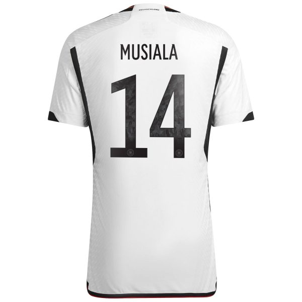 Jamal Musiala Germany National Team 2022/23 Home Authentic Jersey - White