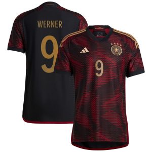 Timo Werner Germany National Team 2022/23 Away Authentic Player Jersey - Black