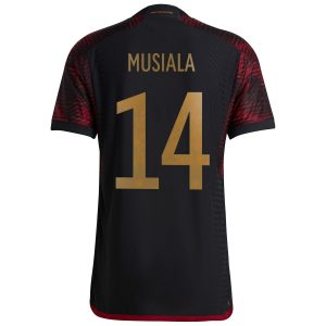 Jamal Musiala Germany National Team 2022/23 Away Authentic Player Jersey - Black