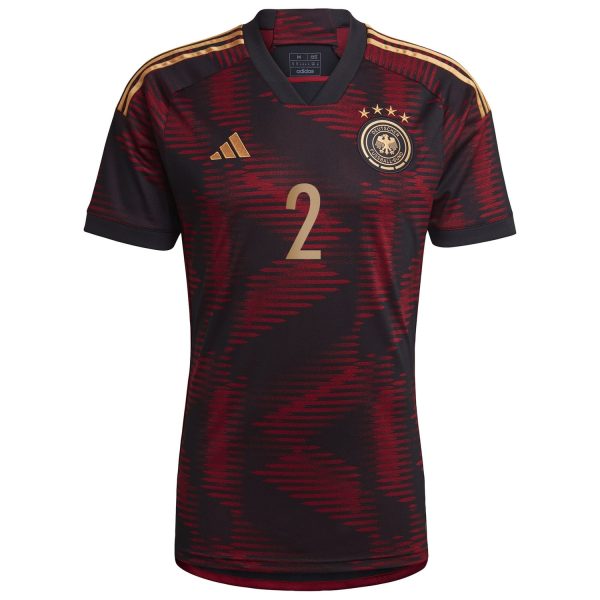 Antonio Rüdiger Germany National Team 2022/23 Away Jersey - Black