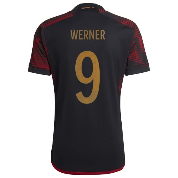 Timo Werner Germany National Team 2022/23 Away Jersey - Black