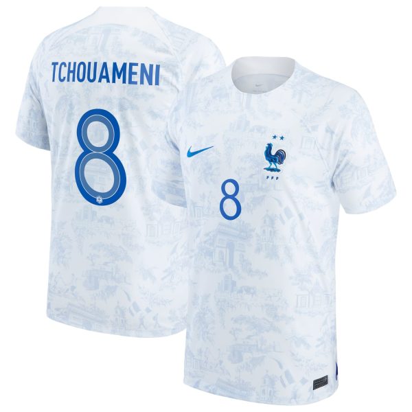 Aurélien Tchouaméni France National Team 2022/23 Away Jersey - White