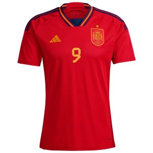 Gavi Spain National Team 2022/23 Home Jersey - Red