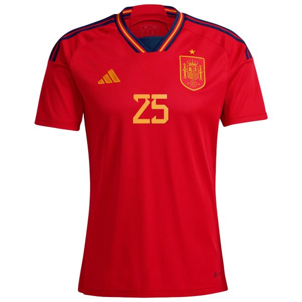 Ansu Fati Spain National Team 2022/23 Home Jersey - Red