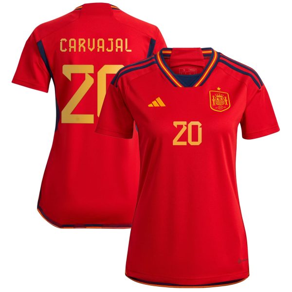 Daniel Carvajal Spain National Team Women's 2022/23 Home Jersey - Red