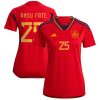Ansu Fati Spain National Team Women's 2022/23 Home Jersey - Red