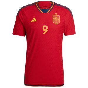 Gavi Spain National Team 2022/23 Home Authentic Jersey - Red