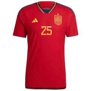 Ansu Fati Spain National Team 2022/23 Home Authentic Jersey - Red