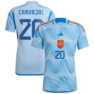 Daniel Carvajal Spain National Team 2022/23 Away Jersey - Blue