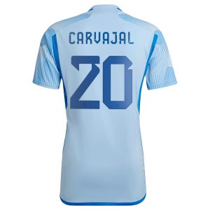 Daniel Carvajal Spain National Team 2022/23 Away Jersey - Blue