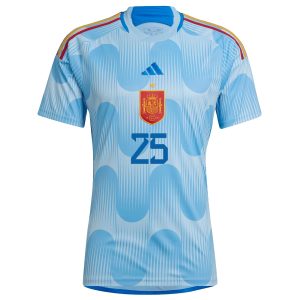 Ansu Fati Spain National Team 2022/23 Away Jersey - Blue