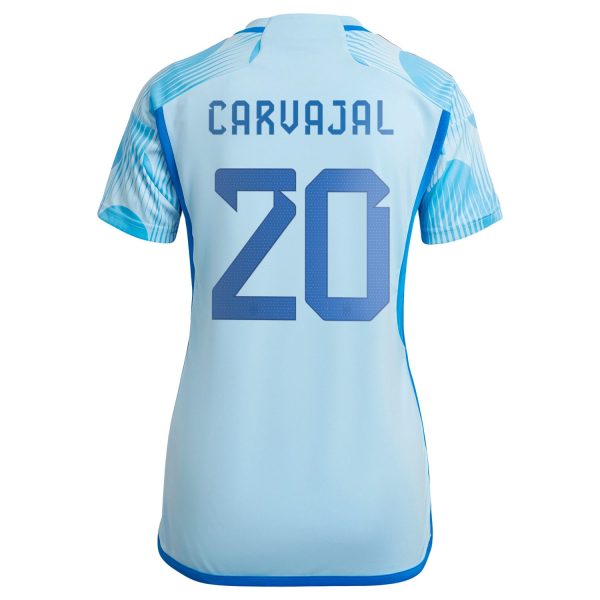 Daniel Carvajal Spain National Team Women's 2022/23 Away Jersey - Blue