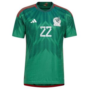 Hirving Lozano Mexico National Team 2022/23 Home Authentic Jersey - Green