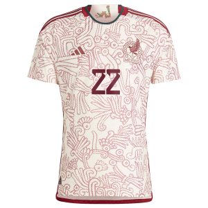 Hirving Lozano Mexico National Team 2022/23 Away Authentic Jersey - White