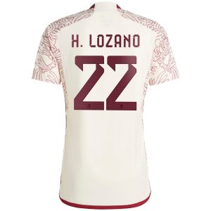 Hirving Lozano Mexico National Team 2022/23 Away Authentic Jersey - White