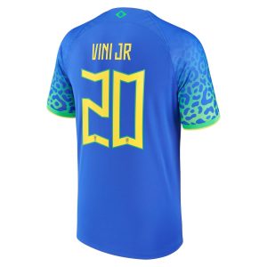 Vinicius Junior Brazil National Team 2022/23 Away Jersey - Blue