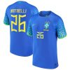 Gabriel Martinelli Brazil National Team 2022/23 Away Jersey - Blue