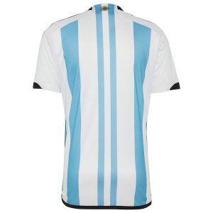 Argentina National Team 2022 Winners Home Jersey - White/Light Blue