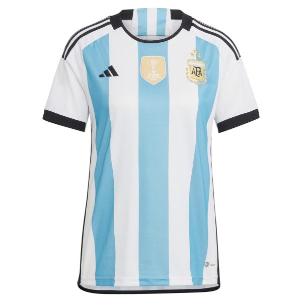 Argentina National Team Women's 2022 Winners Home Jersey - White/Light Blue