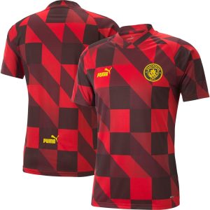 Manchester City 2022/23 Pre-Match Training Jersey - Red