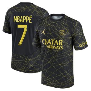 Kylian Mbappé Paris Saint-Germain Jordan Brand 2022/23 Fourth Match Authentic Player Jersey - Black